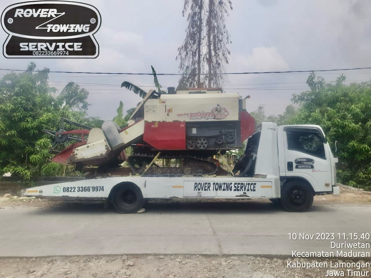 Layanan Derek Alat Berat Profesional